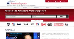 Desktop Screenshot of americaspremierexperts.com