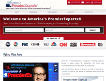 Tablet Screenshot of americaspremierexperts.com